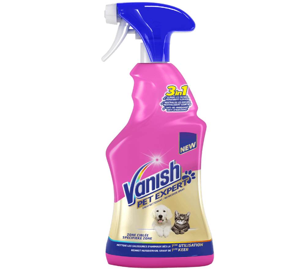 Spray détachant pour tapis Vanish Expert spécial animaux de compagnie